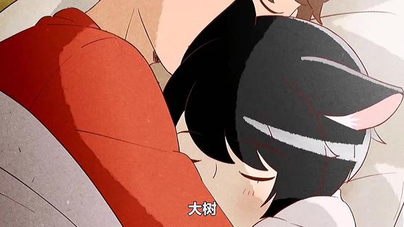 大树去剪头发了,阿淼为什么哭呢～#动漫#晚安晚安#q音宝藏